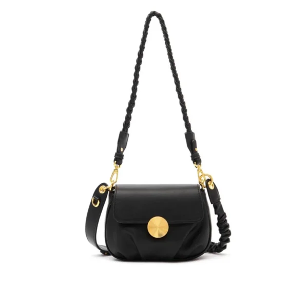 01-1 custom‑pleated‑crossbody‑bag‑braided‑strap‑handbag Pleated Leather Crossbody Bag Braided Strap Shoulder Handbag