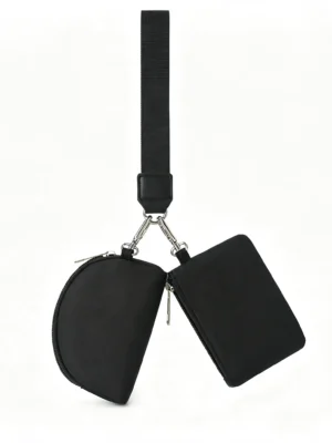 PocketPair OEM Dual Compartment Wristlet with Two Pouches