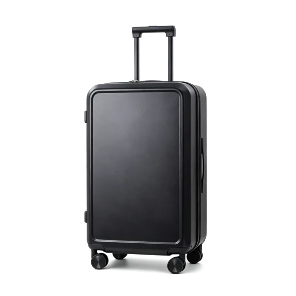 20 Inch Minimalist Hard Shell Carry-on Luggage with Cup Holder & Side Hook