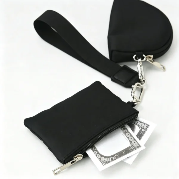 11 PocketPair OEM Dual Compartment Wristlet with Two Pouches
