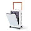 20 Inch Wide Handle Aluminum Frame Carry-on Luggage with Front Laptop Pocket