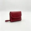 CrimsonFold OEM Croc-Embossed Wristlet Wallet with Accordion Card Slots