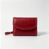 CrimsonFold OEM Croc-Embossed Wristlet Wallet with Accordion Card Slots