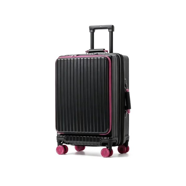 20 Inch Front Pocket Hard Shell Carry-on Luggage with 360° Spinner Wheels