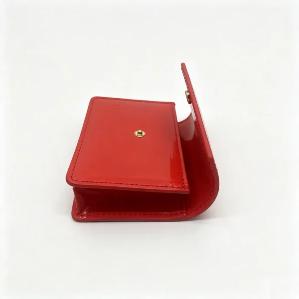 Glossette OEM Patent Leather Envelope Card Holder with Snap Flap
