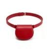 MicroSaddle Mini Leather Crossbody Belt Bag, Minimalist Waist Pouch with Custom Logo