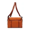 ForgeTread Vintage Leather Cargo Messenger Bag