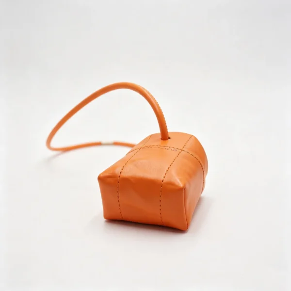 8-1 TinyTote OEM Mini PU Leather Handbag Pouch with Crossbody Strap