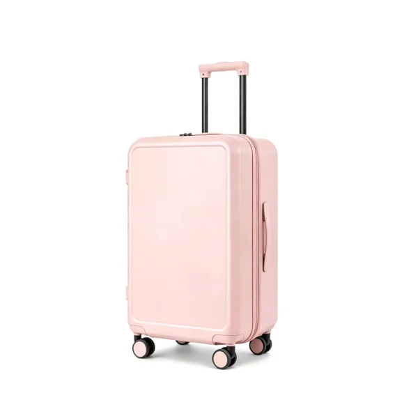 20 Inch Minimalist Hard Shell Carry-on Luggage with Cup Holder & Side Hook
