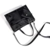 ZA05-4_结果 Women Glossy Tote Handbag With Mini Pouch