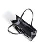 ZA05-5_结果 Women Glossy Tote Handbag With Mini Pouch