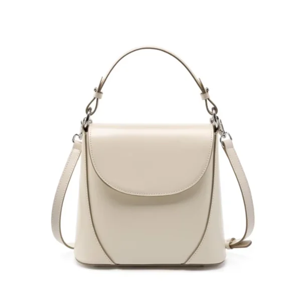 ZA07-1 women‑flap‑bucket‑handbag‑front‑view.jpg Women Flap Bucket Handbag Crossbody Bag