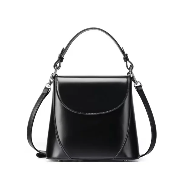 ZA07-3_结果 Women Flap Bucket Handbag Crossbody Bag