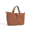 Women Suede Leather Tote Shoulder Bag