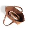 Women Suede Leather Tote Shoulder Bag