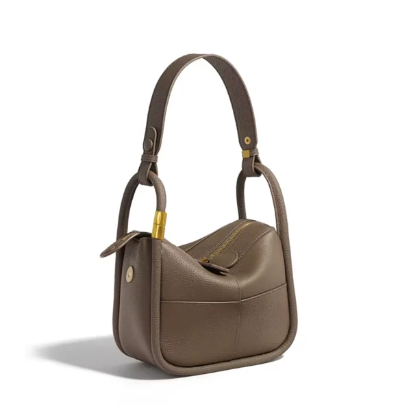 Women Pebbled Leather Hobo Shoulder Crossbody Bag