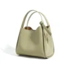 Women Minimalist Bucket Tote Handbag Crossbody Bag