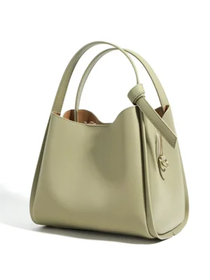 Women Minimalist Bucket Tote Handbag Crossbody Bag