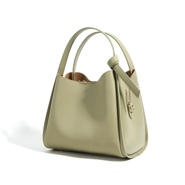 Women Minimalist Bucket Tote Handbag Crossbody Bag