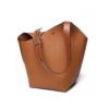 Women Color‑Block Bucket Tote Shoulder Bag