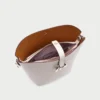 Women Two‑Tone Chain Bucket Crossbody Shoulder Bag