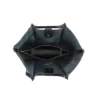 Women Vintage Gold Buckle Large Tote Handbag