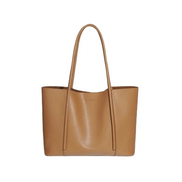 ZA19-1_结果 Women Minimalist Large Black Office Tote Shoulder Bag