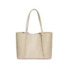ZA19-3_结果 Women Minimalist Large Black Office Tote Shoulder Bag