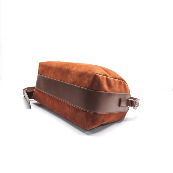 Suede Vintage Large Crossbody Bag